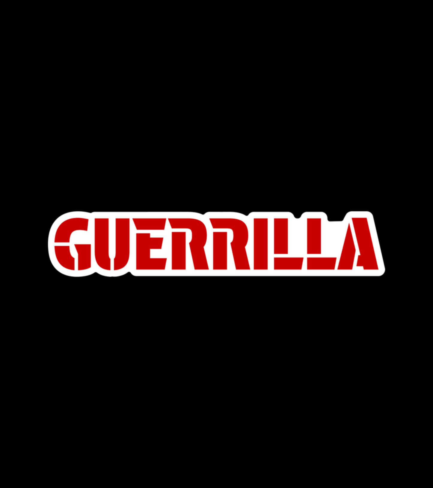 Guerrilla Logo Sticker